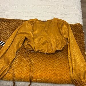 Dressy long sleeve top